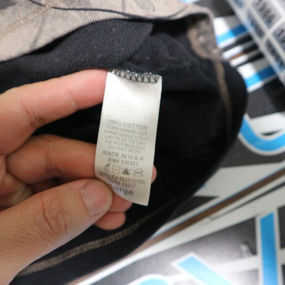 Blue Canyon Made in USA Embellished Floral V Neck Shirt Womens Large - Picture 8 of 8